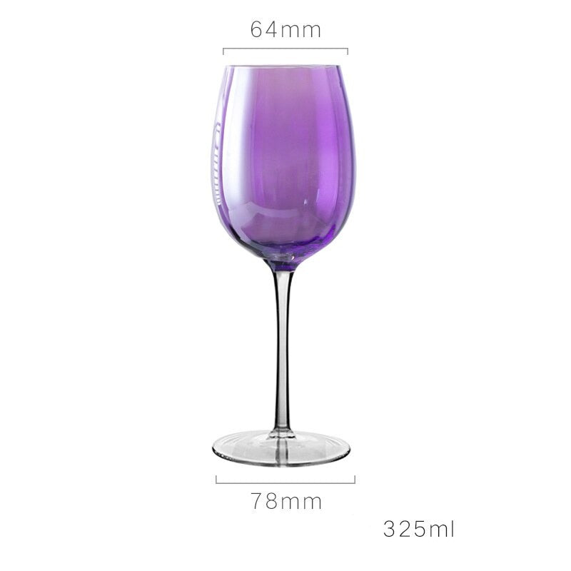 Lead-Free Purple Pearl Crystal - Set 2/4/6pcs