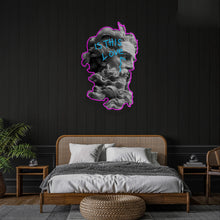 Load image into Gallery viewer, Contemporary Greek God Neon Lights - Is This Love
