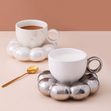 Load image into Gallery viewer, Cup and Saucer Pearls - ceramic &amp; porcelain
