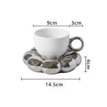 Load image into Gallery viewer, Cup and Saucer Pearls - ceramic &amp; porcelain
