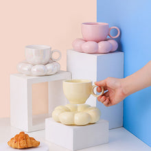 Load image into Gallery viewer, Cup and Saucer Pearls - ceramic &amp; porcelain
