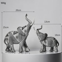 Load image into Gallery viewer, Painting Art Elephant Sculptures - creative design
