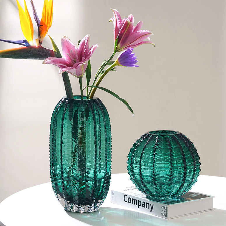 kaktus vase glas Glass vase Cactus